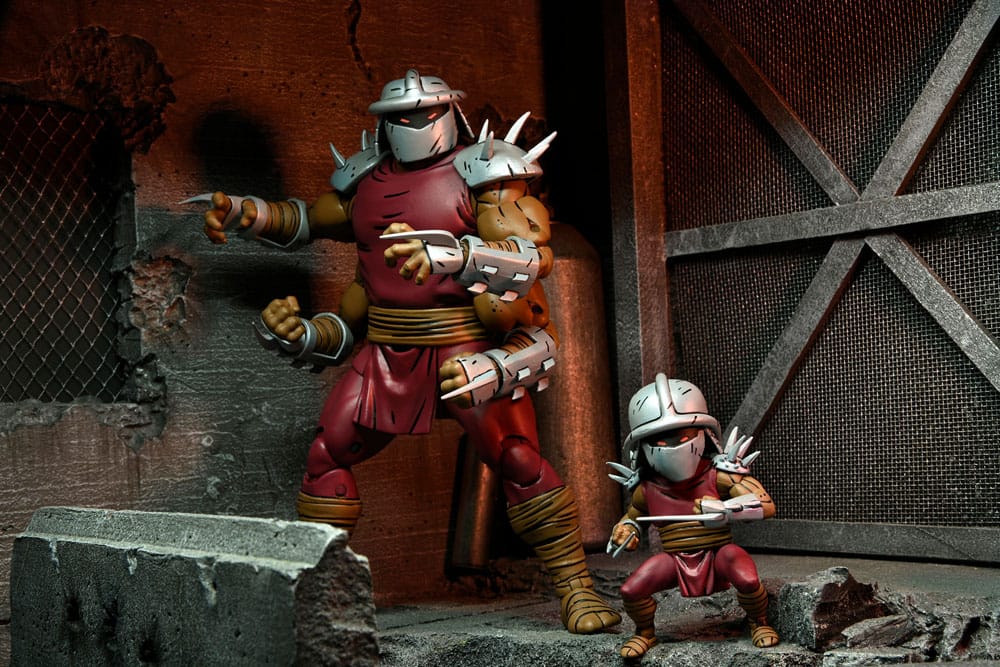 Teenage Mutant Ninja Turtles (Mirage Comics) Action Figure Shredder Clone & Mini Shredder (Deluxe) 18 cm - MangaShop.ro