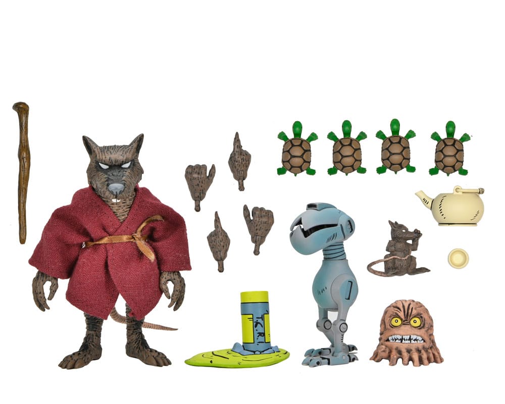 Teenage Mutant Ninja Turtles (Mirage Comics) Action Figure Splinter 18 cm - MangaShop.ro