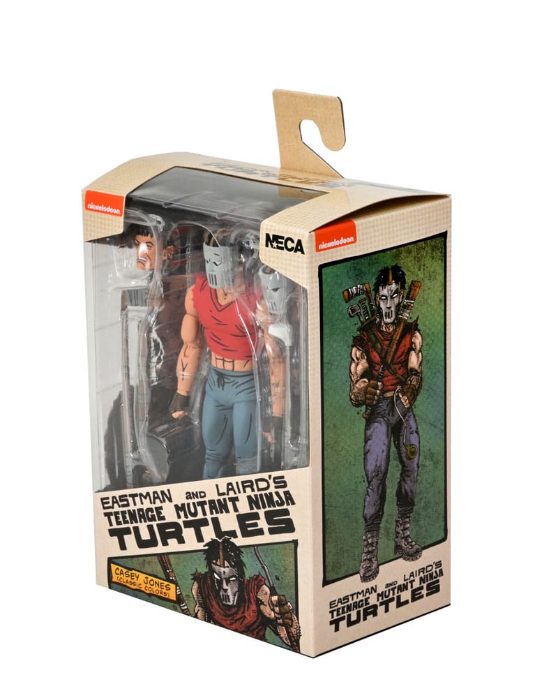 Teenage Mutant Ninja Turtles (Mirage Comics) Action Figure Casey Jones in Red shirt 18 cm - MangaShop.ro