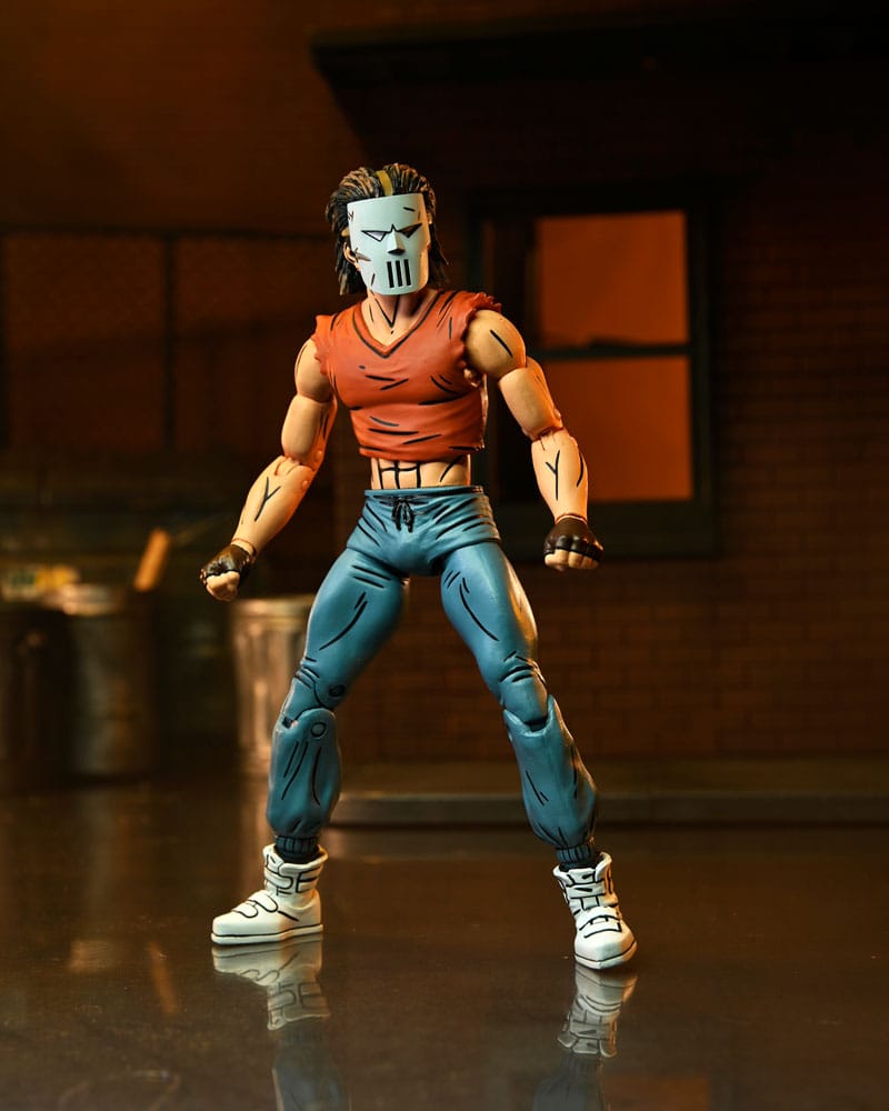 Teenage Mutant Ninja Turtles (Mirage Comics) Action Figure Casey Jones in Red shirt 18 cm - MangaShop.ro
