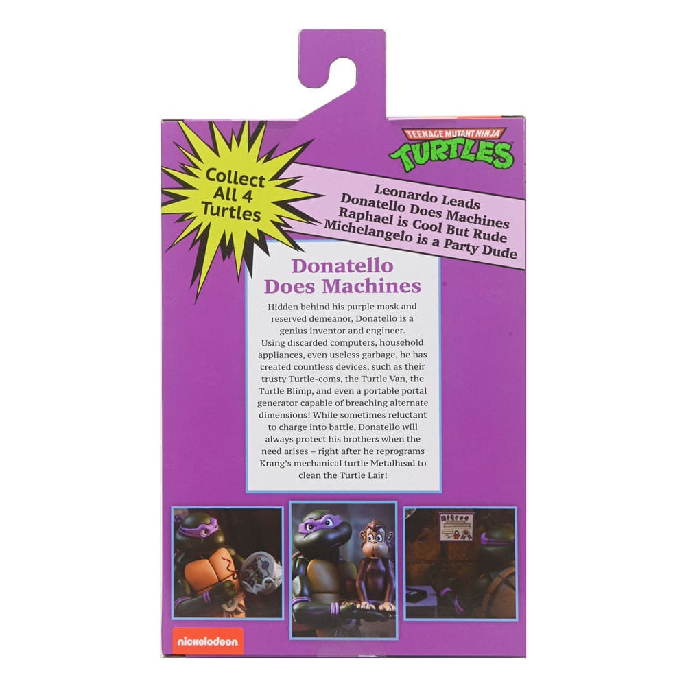 Teenage Mutant Ninja Turtles (Cartoon) Action Figure Ultimate Donatello VHS 18 cm - MangaShop.ro