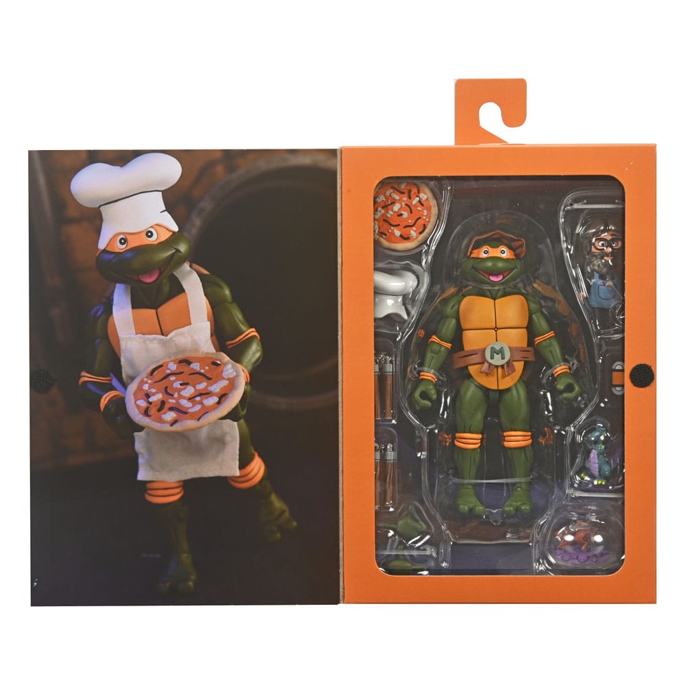 Teenage Mutant Ninja Turtles (Cartoon) Action Figure Ultimate Michelangelo VHS 18 cm - MangaShop.ro