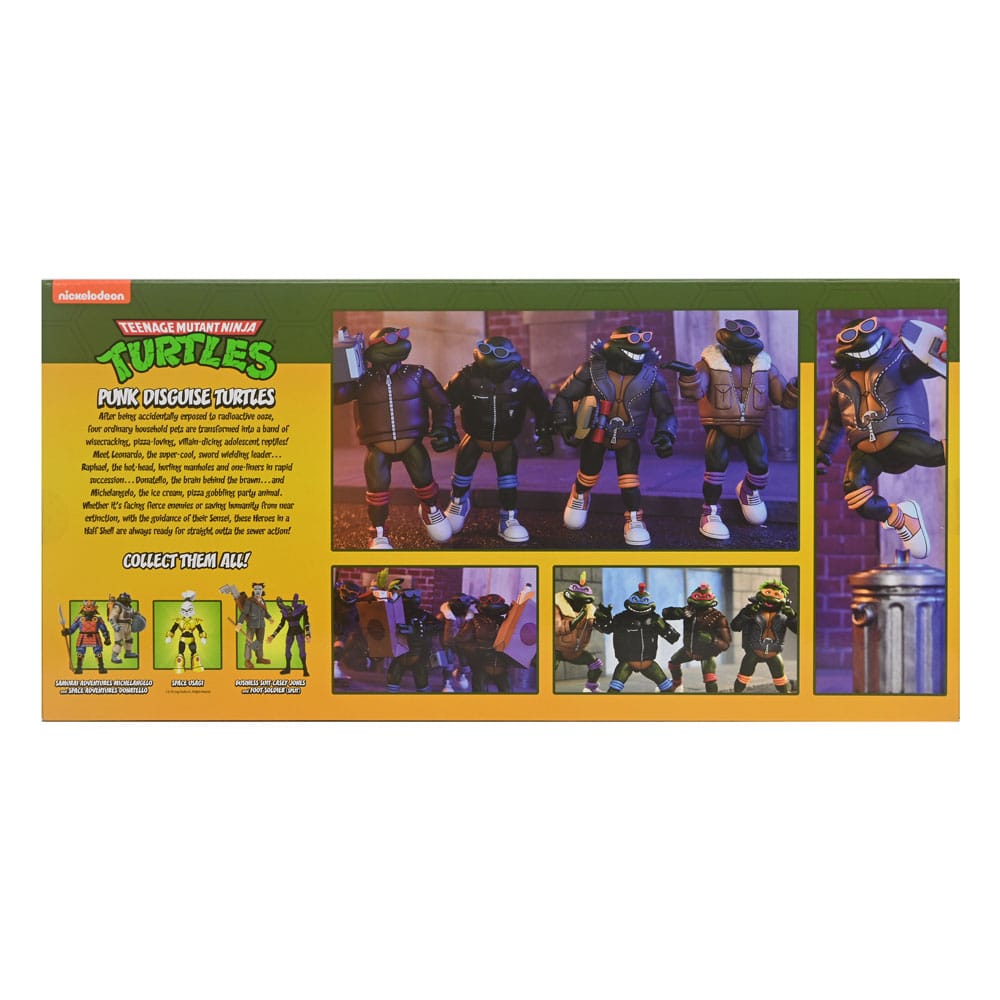 Teenage Mutant Ninja Turtles (Cartoon) Action Figures 4-Pack Punk Turtles 18 cm - MangaShop.ro