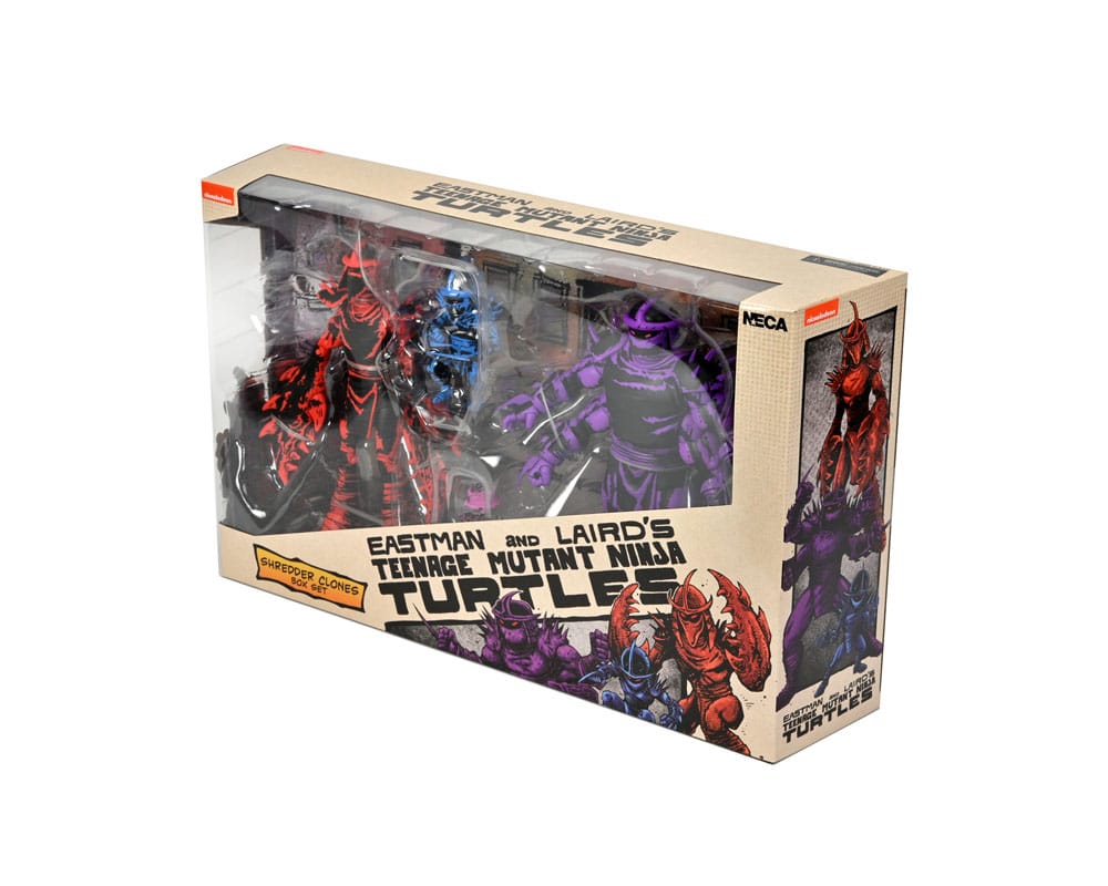 Teenage Mutant Ninja Turtles (Mirage Comics) Action Figures Shredder Clones Box Set 18 cm - MangaShop.ro