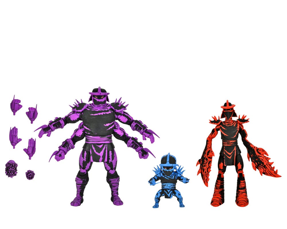 Teenage Mutant Ninja Turtles (Mirage Comics) Action Figures Shredder Clones Box Set 18 cm - MangaShop.ro