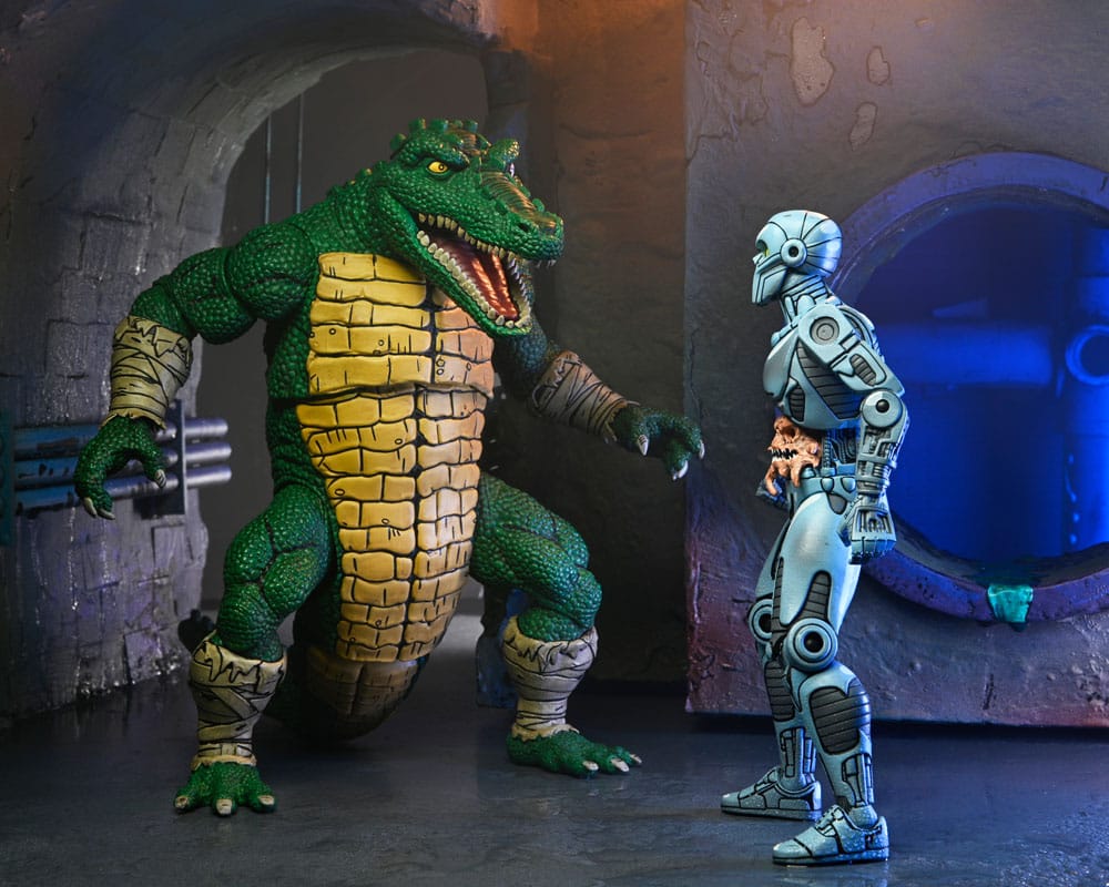 Teenage Mutant Ninja Turtles (Mirage Comics) Action Figure Leatherhead 21 cm - MangaShop.ro