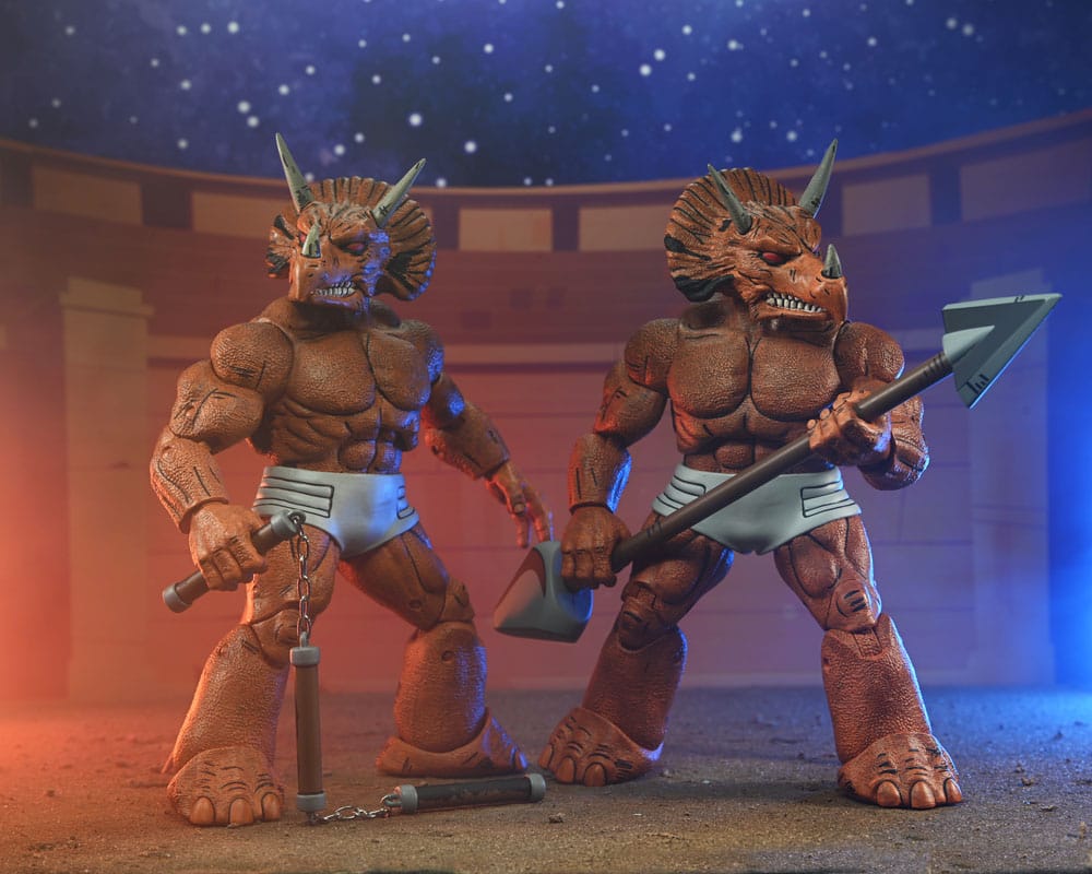 Teenage Mutant Ninja Turtles (Mirage Comics) Action Figure Triceraton Gladiator 21 cm - MangaShop.ro