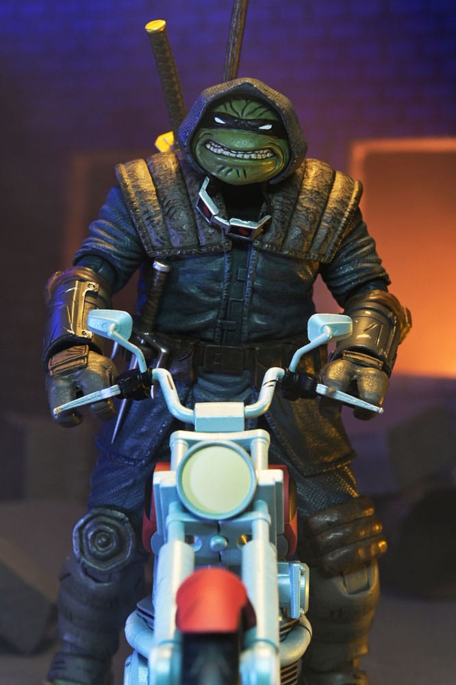 Teenage Mutant Ninja Turtles (The Last Ronin The Lost Years) Action Figure Casey Marie with Last Ronin Motorcycle 18 cm - MangaShop.ro