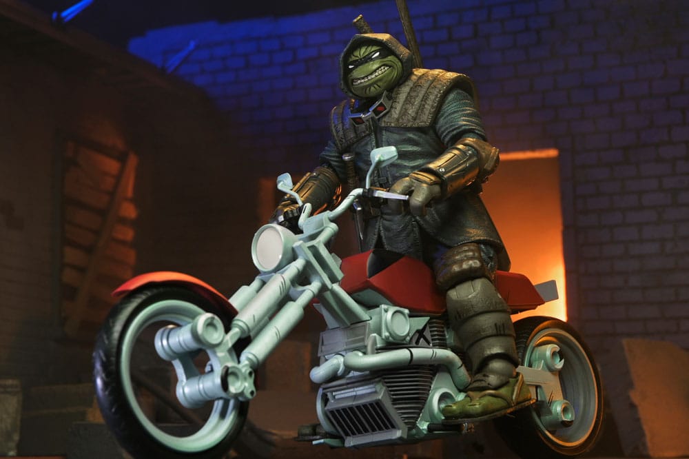 Teenage Mutant Ninja Turtles (The Last Ronin The Lost Years) Action Figure Casey Marie with Last Ronin Motorcycle 18 cm - MangaShop.ro