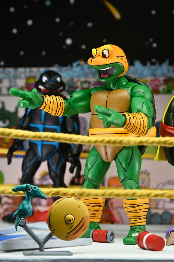 Teenage Mutant Ninja Turtles (Archie Comics) Action Figures 4-Pack Stump Wrestling Turtles 18 cm - MangaShop.ro
