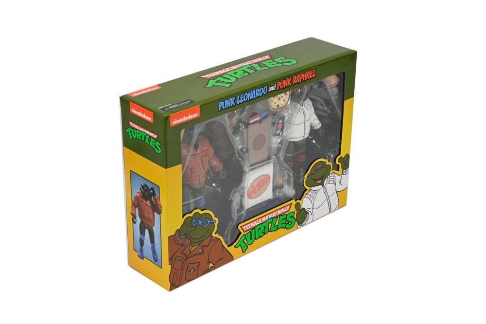 Teenage Mutant Ninja Turtles (Cartoon) Action Figure Punk Leo and Punk Raph 2 Pack 18 cm - MangaShop.ro