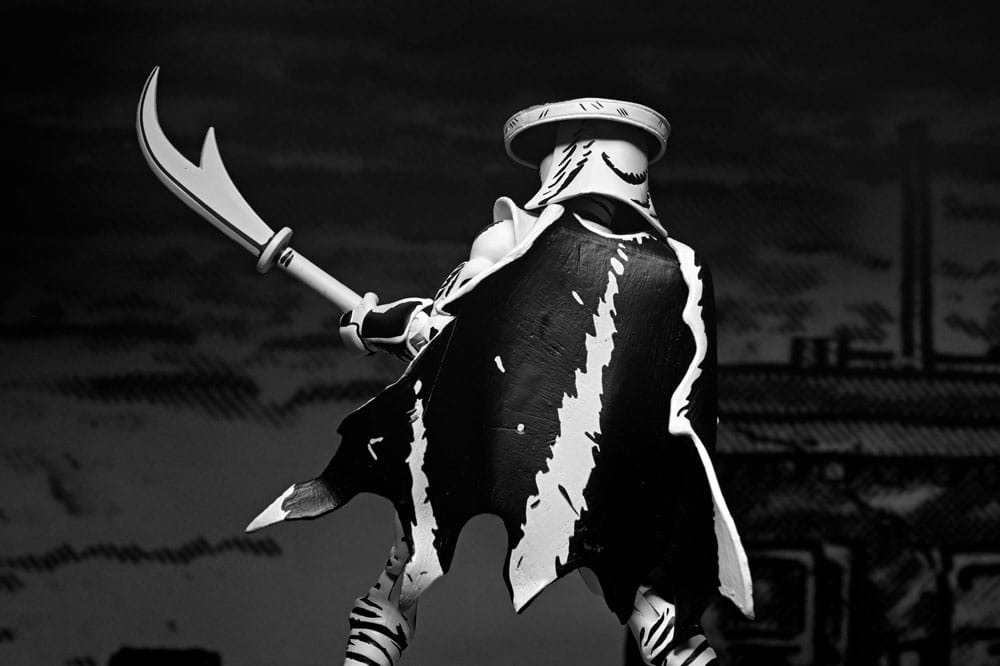 Teenage Mutant Ninja Turtles Action Figure Elite Foot Ninja Guard Black & White 18 cm - MangaShop.ro