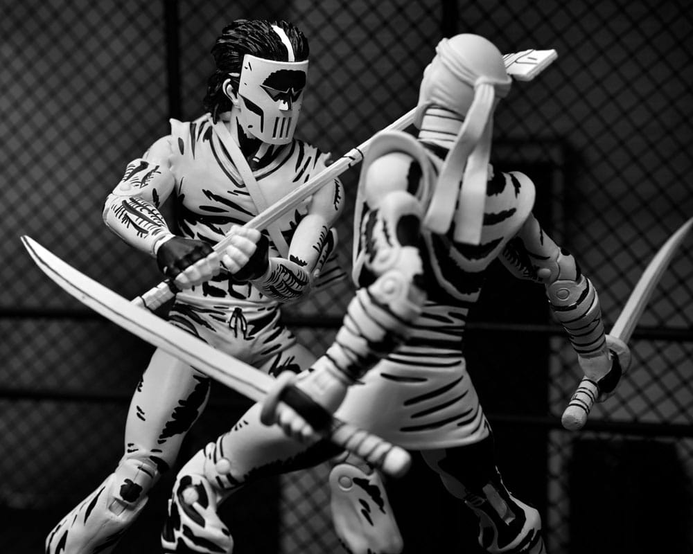 Teenage Mutant Ninja Turtles Action Figure Casey Jones Black & White 18 cm - MangaShop.ro