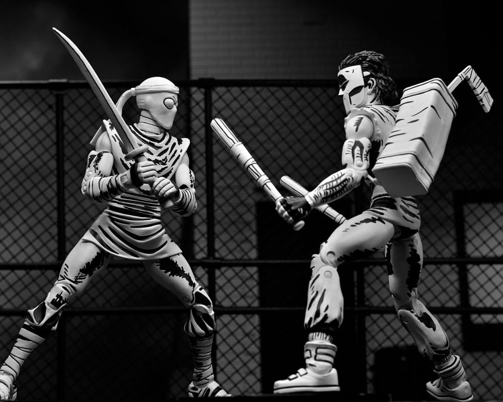 Teenage Mutant Ninja Turtles Action Figure Casey Jones Black & White 18 cm - MangaShop.ro