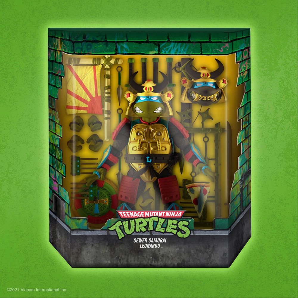 Teenage Mutant Ninja Turtles Ultimates Action Figure Leo the Sewer Samurai 18 cm - MangaShop.ro