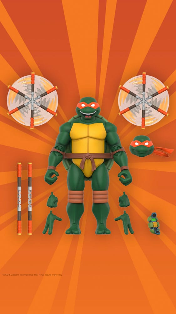Teenage Mutant Ninja Turtles Ultimates Action Figure Wave 12 Michelangelo 18 cm - MangaShop.ro