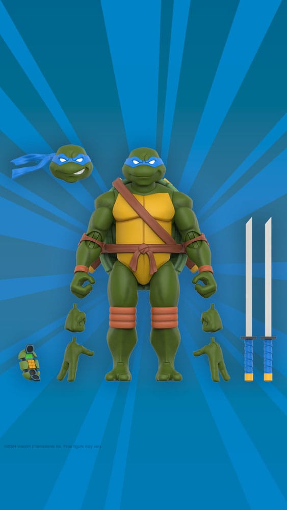 Teenage Mutant Ninja Turtles Ultimates Action Figure Wave 12 Leonardo 18 cm - MangaShop.ro