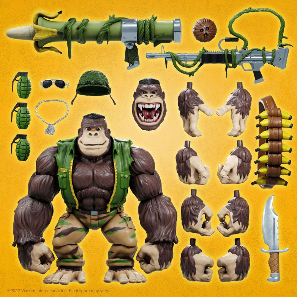 Teenage Mutant Ninja Turtles Ultimates Action Figure Guerrilla Gorilla 20 cm - MangaShop.ro