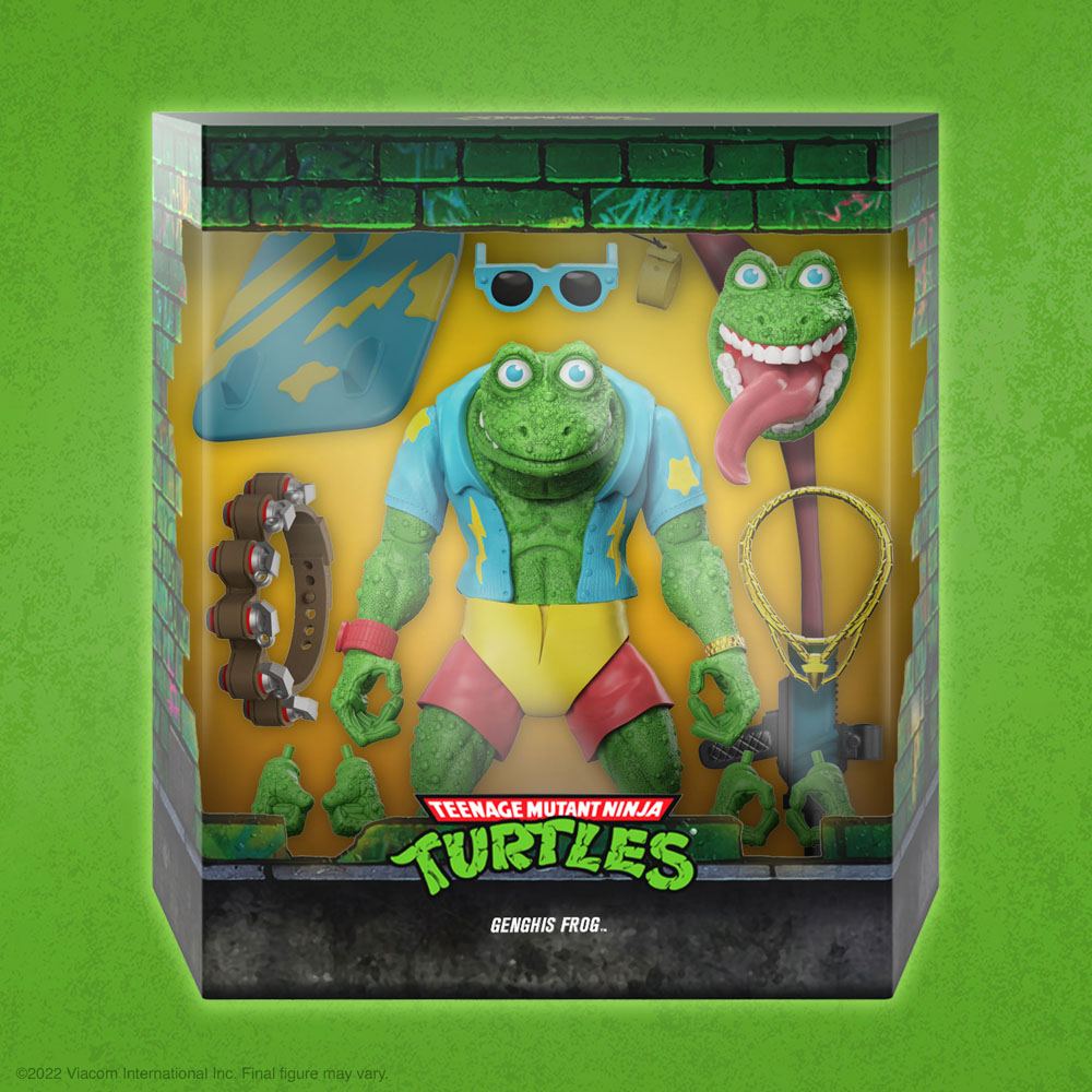 Teenage Mutant Ninja Turtles Ultimates Action Figure Genghis Frog 18 cm - MangaShop.ro