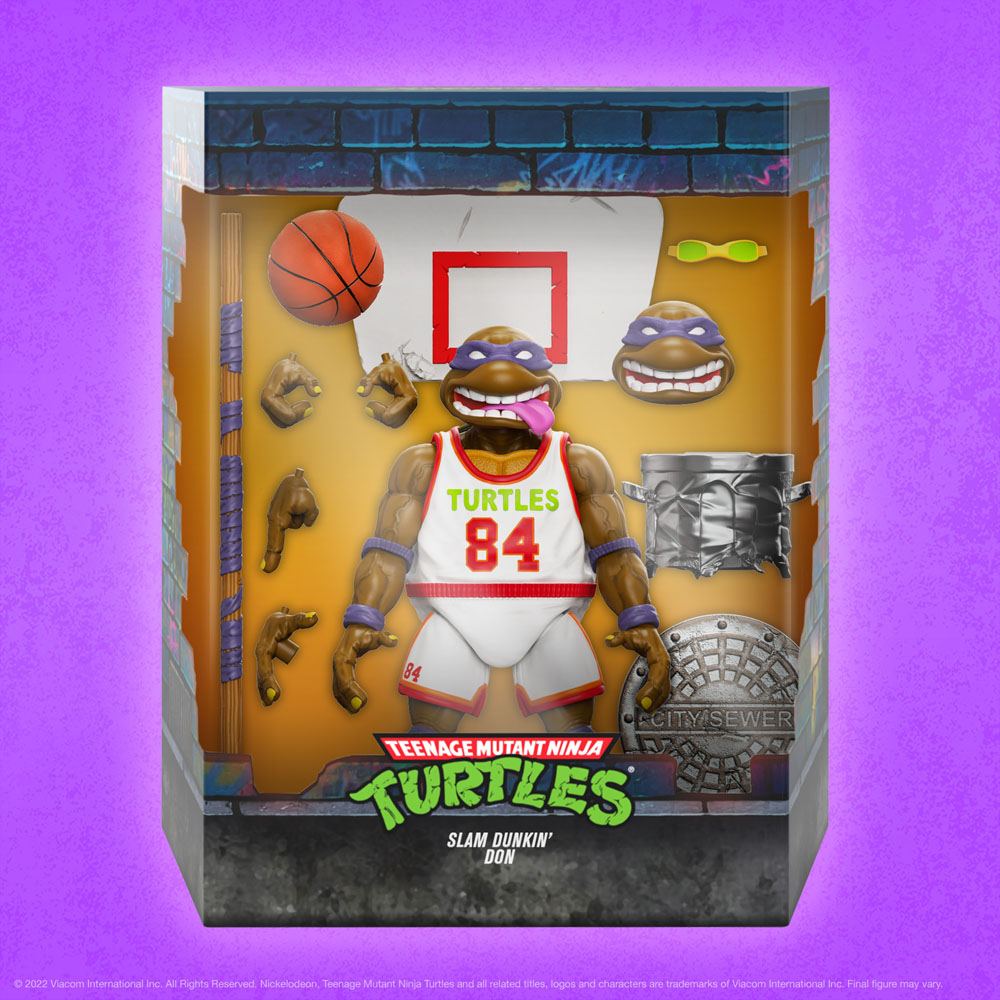 Teenage Mutant Ninja Turtles Ultimates Action Figure Slam Dunkin' Don 18 cm - MangaShop.ro