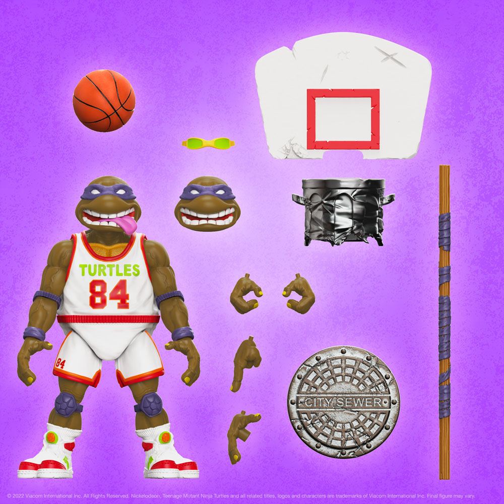 Teenage Mutant Ninja Turtles Ultimates Action Figure Slam Dunkin' Don 18 cm - MangaShop.ro