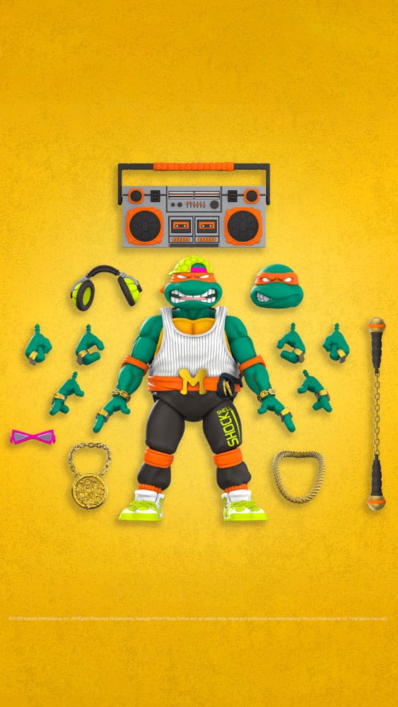 Teenage Mutant Ninja Turtles Ultimates Action Figure Rappin' Mike 18 cm - MangaShop.ro