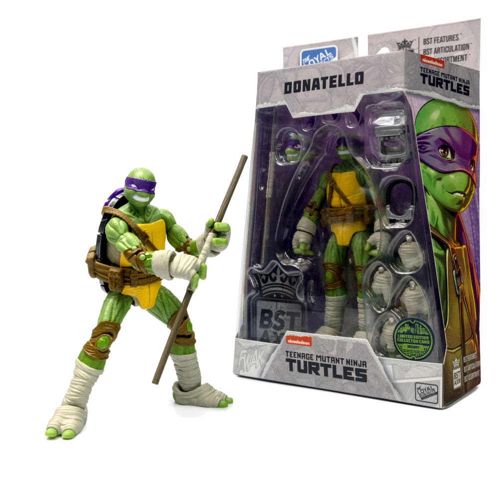 Teenage Mutant Ninja Turtles BST AXN Action Figure Donatello (IDW Comics) 13 cm - MangaShop.ro