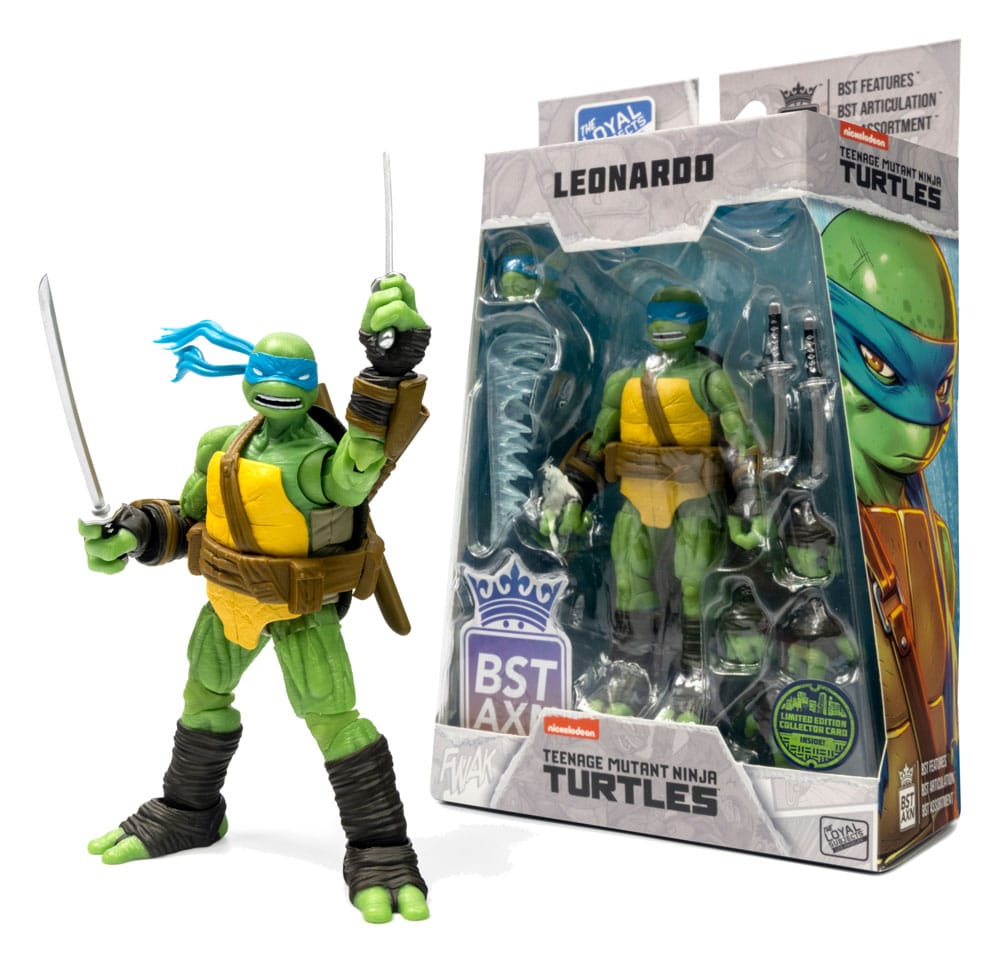 Teenage Mutant Ninja Turtles BST AXN Action Figure Leonardo (IDW Comics) 13 cm - MangaShop.ro