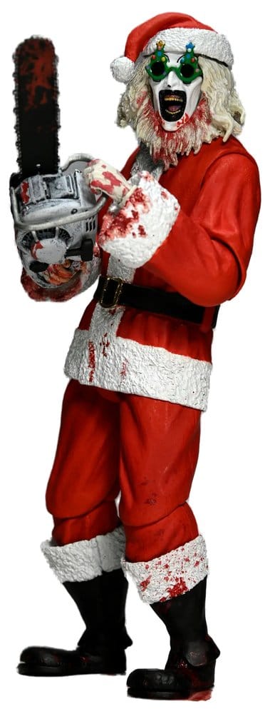 Terrifier 3 Action Figure Ultimate Santa Suit Art the Clown (Bloody Version) 18 cm - MangaShop.ro