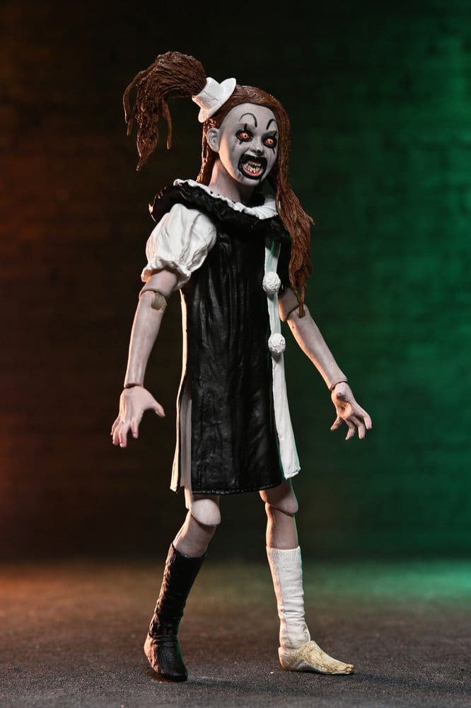 Terrifier 2 2-Pack Action Figures Ultimate Art the Clown & Little Pale Girl 18 cm - MangaShop.ro