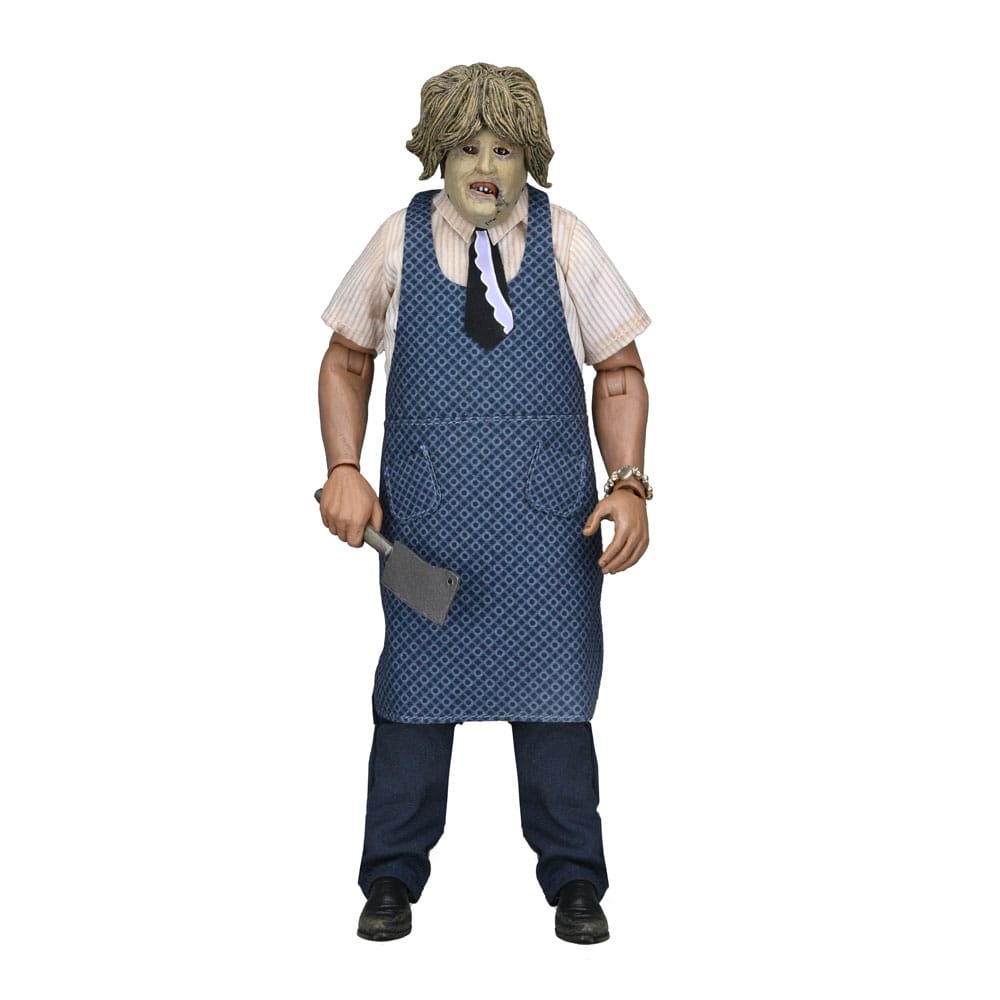 Texas Chainsaw Massacre Clothed Action Figure Leatherface with Old Lady Mask 20 cm - MangaShop.ro