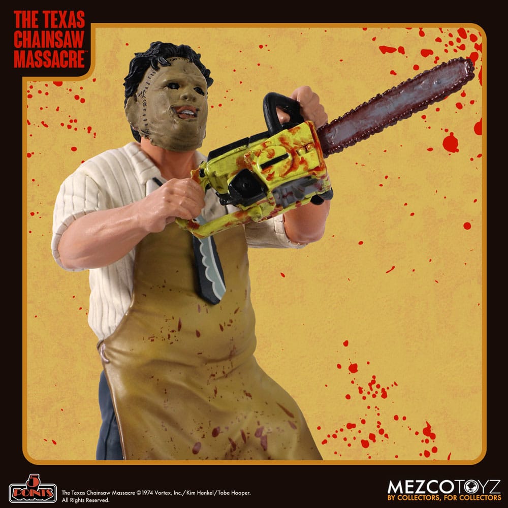 The Texas Chain Saw Massacre (1974) 5 Points Action Figure Leatherface 10 cm - MangaShop.ro