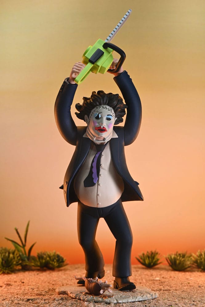 Texas Chainsaw Massacre Toony Terrors Action Figure 50th Anniversary Pretty Woman Leatherface 15 cm - MangaShop.ro