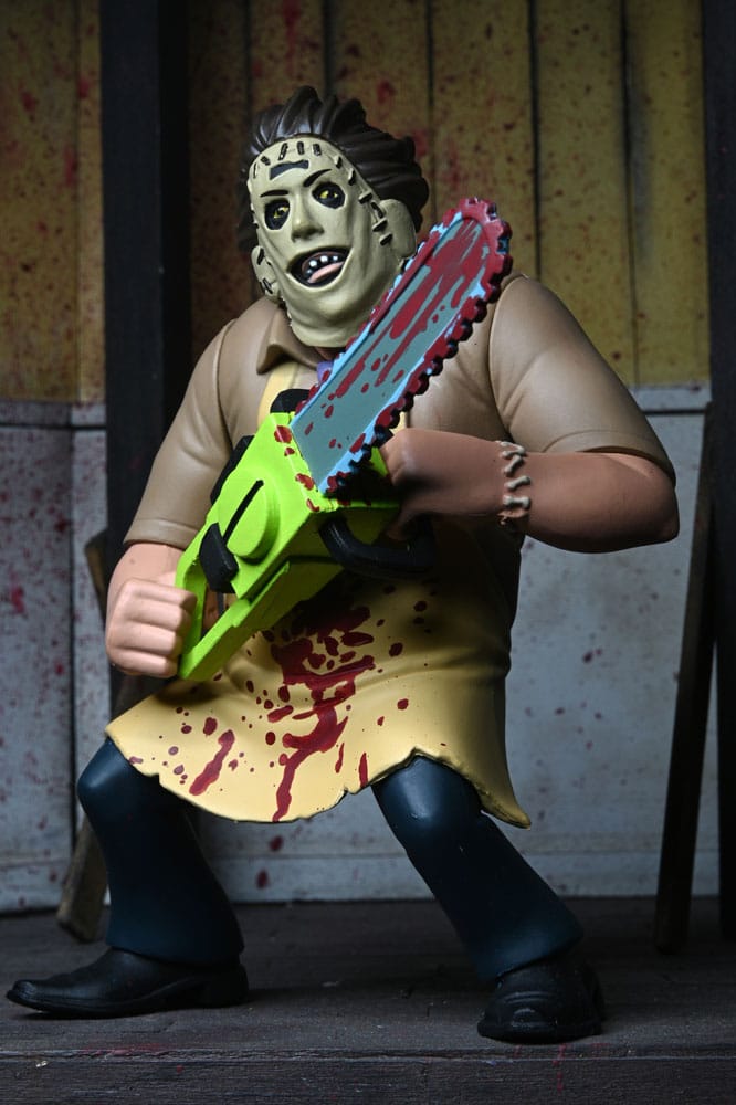 Texas Chainsaw Massacre Toony Terrors Action Figure 50th Anniversary Leatherface (Bloody) 15 cm - MangaShop.ro