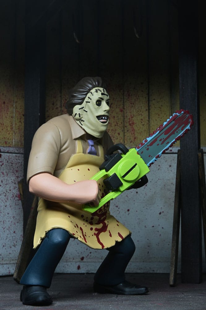 Texas Chainsaw Massacre Toony Terrors Action Figure 50th Anniversary Leatherface (Bloody) 15 cm - MangaShop.ro