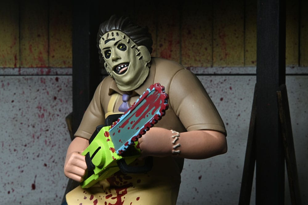 Texas Chainsaw Massacre Toony Terrors Action Figure 50th Anniversary Leatherface (Bloody) 15 cm - MangaShop.ro