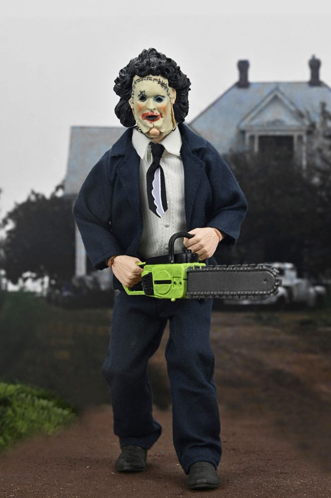 Texas Chainsaw Massacre Clothed Action Figure Leatherface (Pretty Woman Mask) 50th Anniversary 20 cm - MangaShop.ro