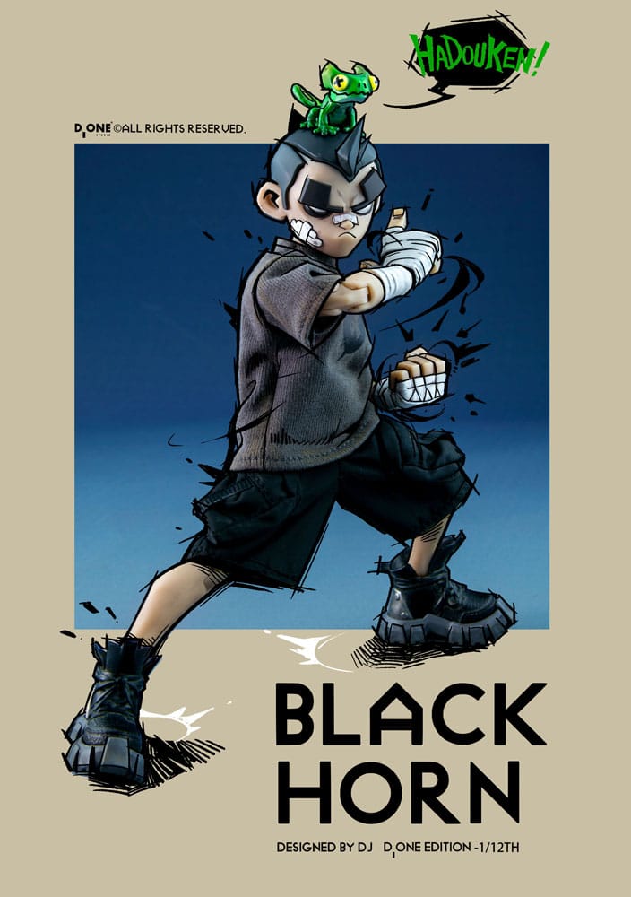 The Circle Action Figure Kit 1/12 Black Horn Year of the Loong Limited Edition 16 cm - MangaShop.ro