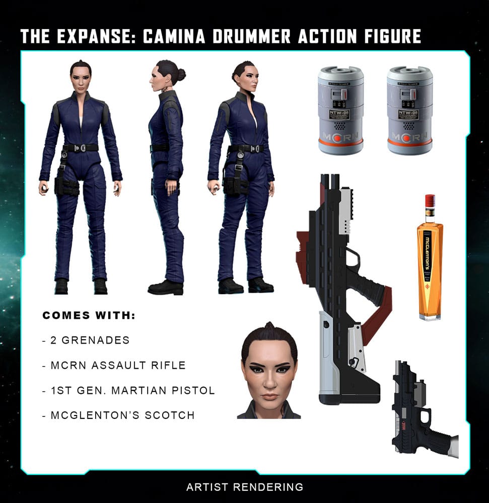 The Expanse Action Figure Camina Drummer 20 cm - MangaShop.ro
