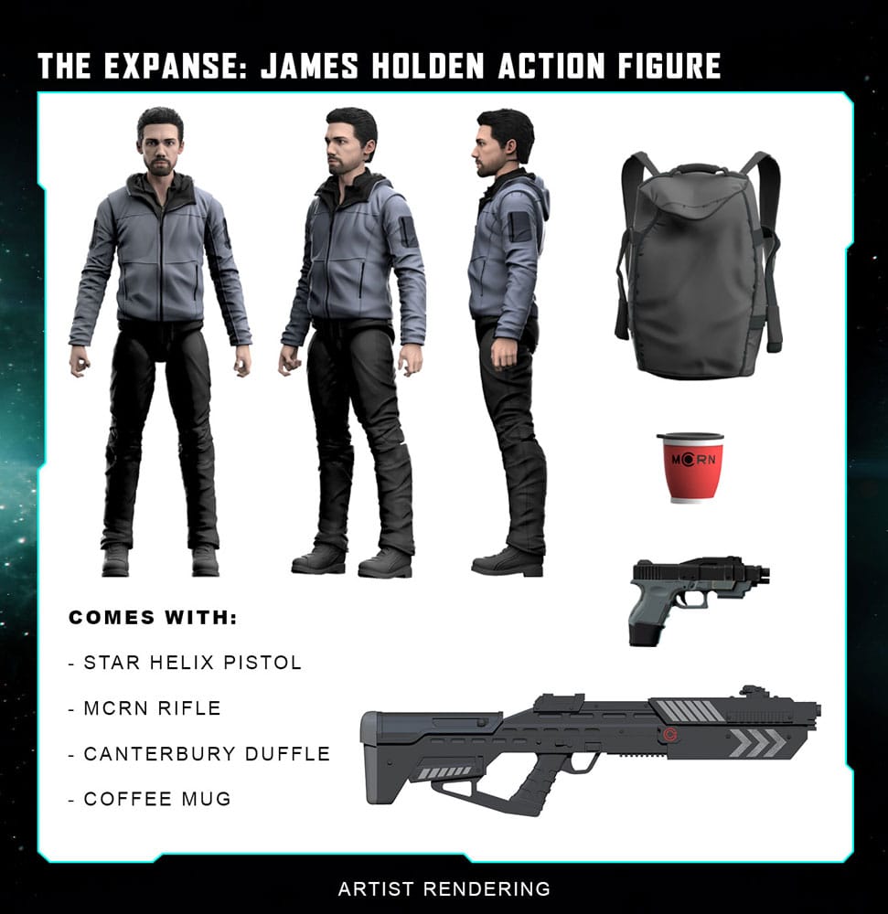 The Expanse Action Figure James Holden 20 cm - MangaShop.ro