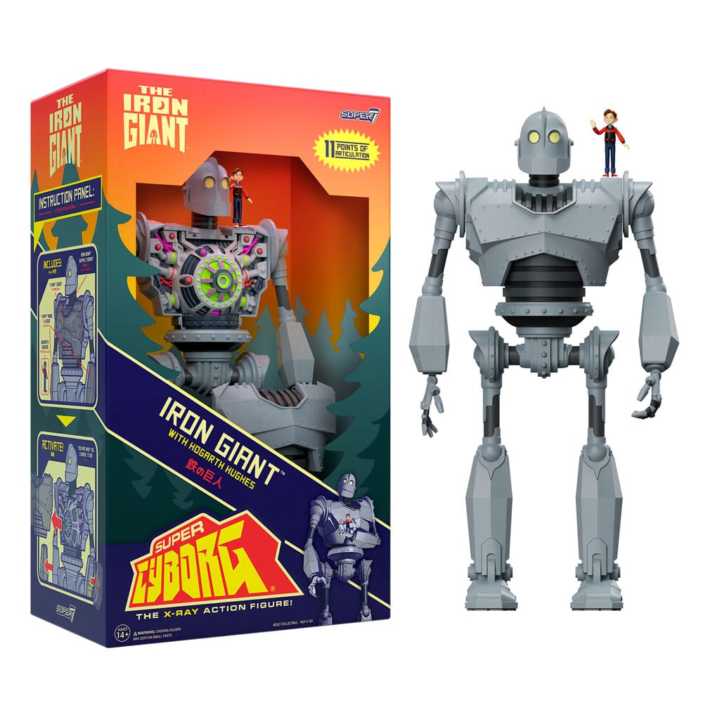 The Iron Giant Super Cyborg Action Figure Iron Giant (Full Color) 28 cm - MangaShop.ro