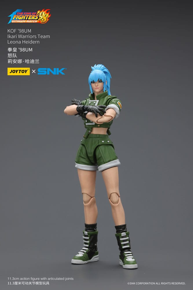 The King Of Fighters '98 Action Figure Hero Team Leona Heidern 11 cm - MangaShop.ro