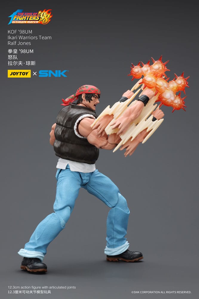 The King Of Fighters '98 Action Figure Hero Team Ralf Jones 12 cm - MangaShop.ro