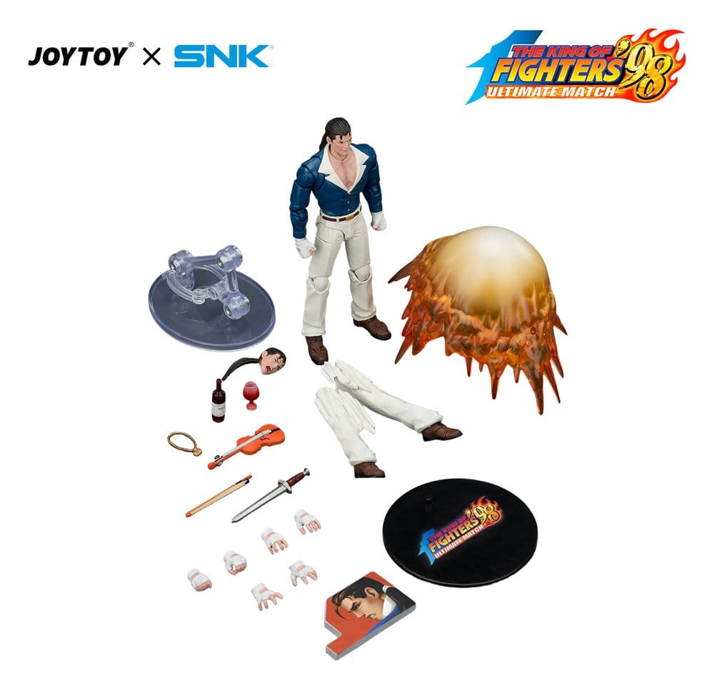 The King of Fighters '98 Ultimate Match Action Figure Robert Garcia (Art of Fighting Team) 12 cm - MangaShop.ro