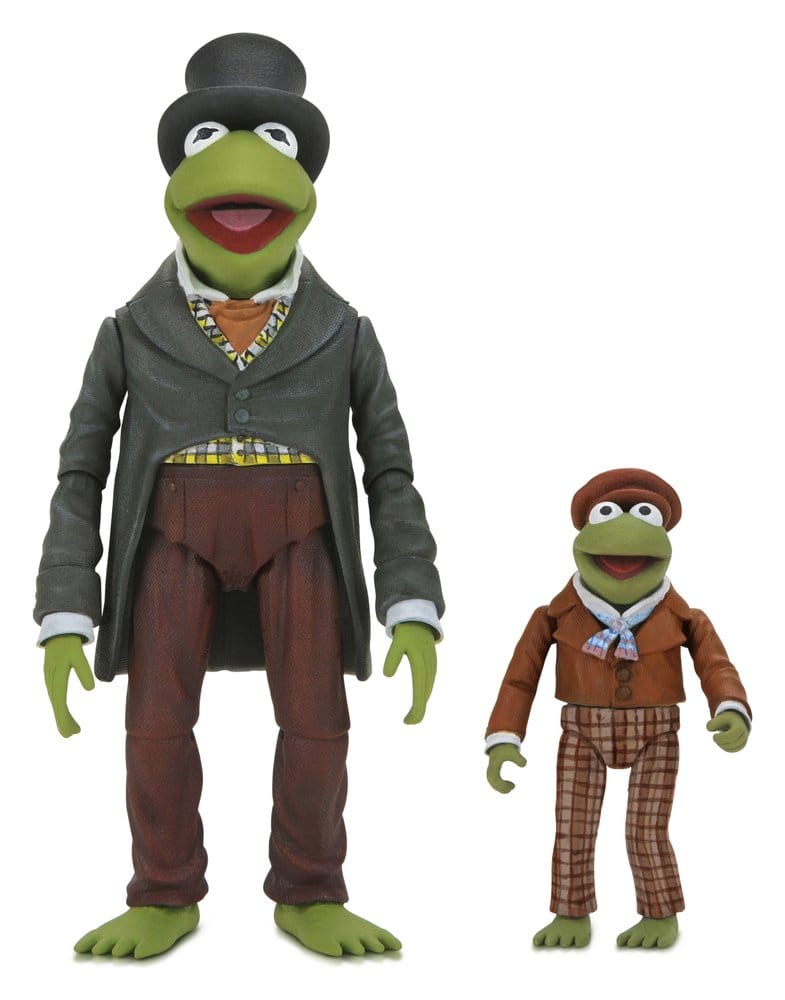 The Muppet Christmas Carol Ultimate Action Figures 2-Pack Kermit as Bob Cratchit & Robin as Tiny Tim 18 cm - MangaShop.ro