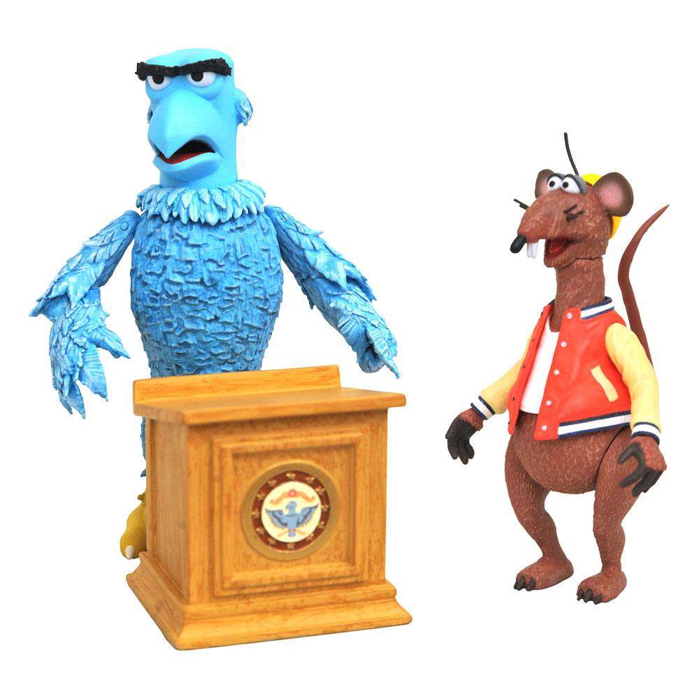 The Muppets Select Action Figure 2-Pack Sam the Eagle & Rizzo the Rat 13 cm - MangaShop.ro