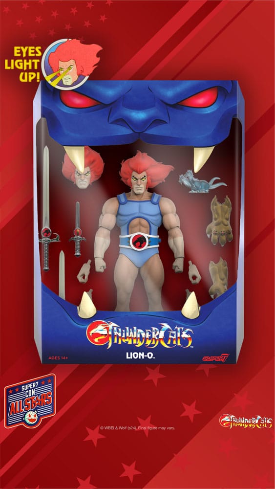 Thundercats Ultimates Action Figure Lion-O (LED Eyes) 18 cm - MangaShop.ro