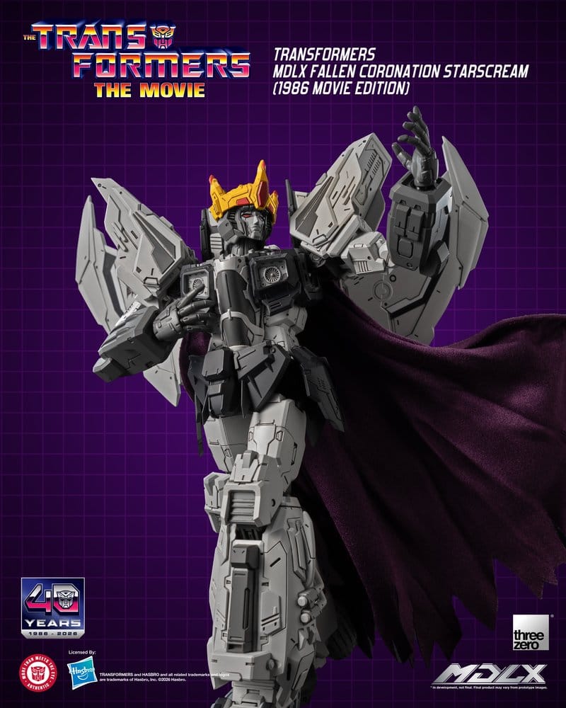 Transformers MDLX Action Figure Fallen Coronation Starscream (1986 Movie Edition) 20 cm - MangaShop.ro