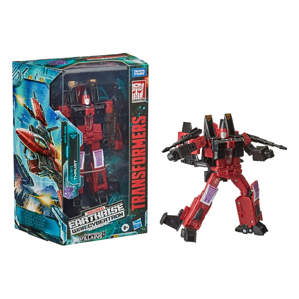Transformers Generations War for Cybertron: Earthrise Voyager Class Action Figure Thrust 18 cm - MangaShop.ro