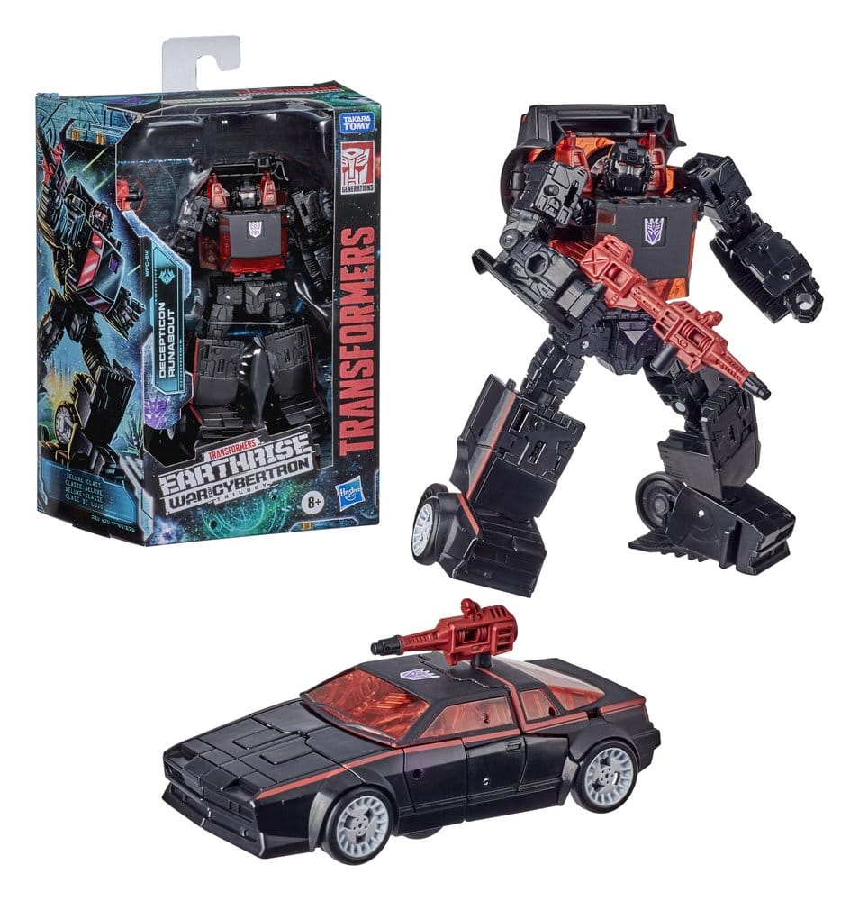 Transformers Generations War for Cybertron: Earthrise Deluxe Class Action Figure Decepticon Runabout WFC-E41 14 cm - MangaShop.ro